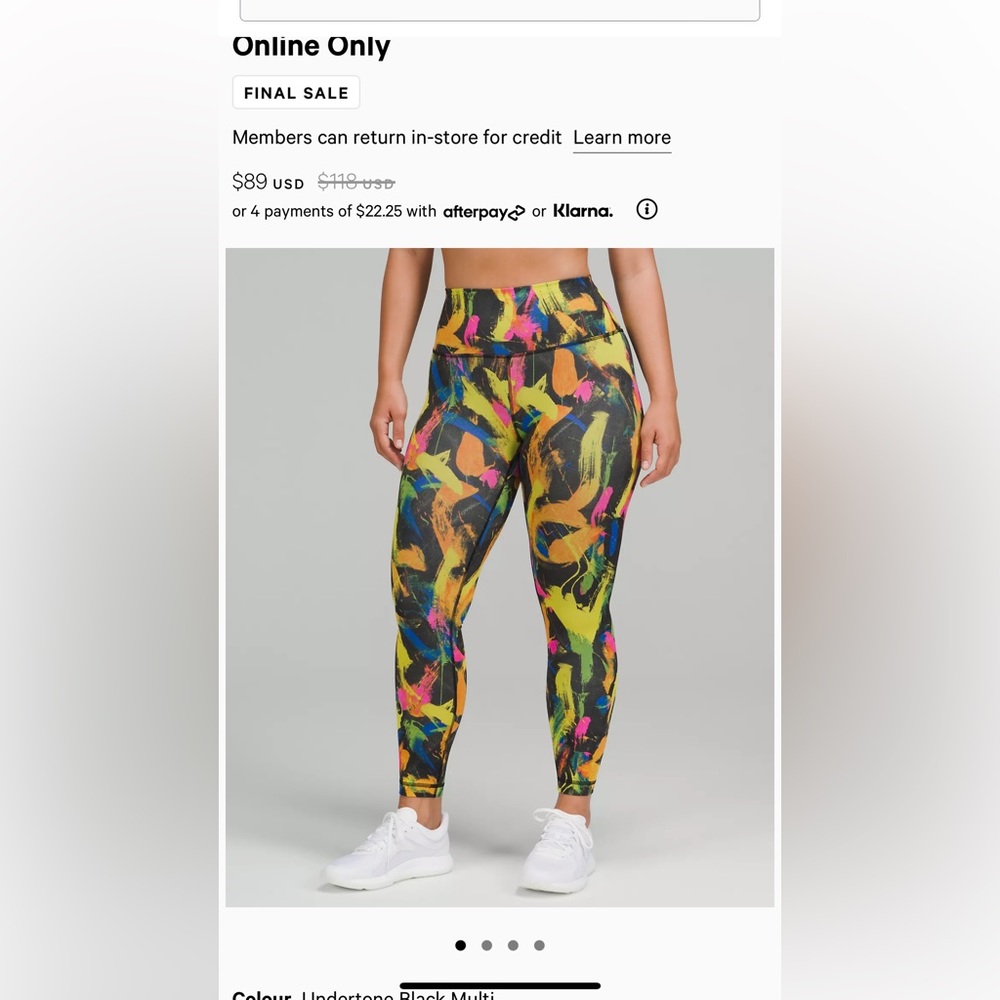 NWT Lululemon size 6.
